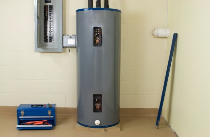 Water heater plumbing by Pink Flamingo Plumbing